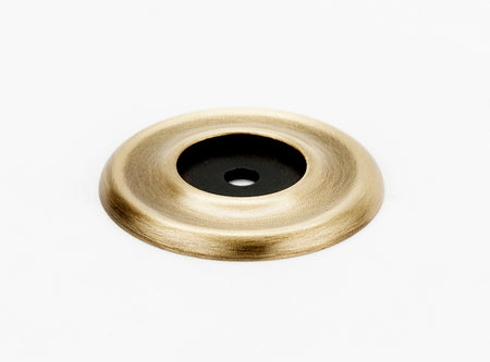 Alno A615-14-AE: 1-1/4" Traditional Round Backplate - Antique English