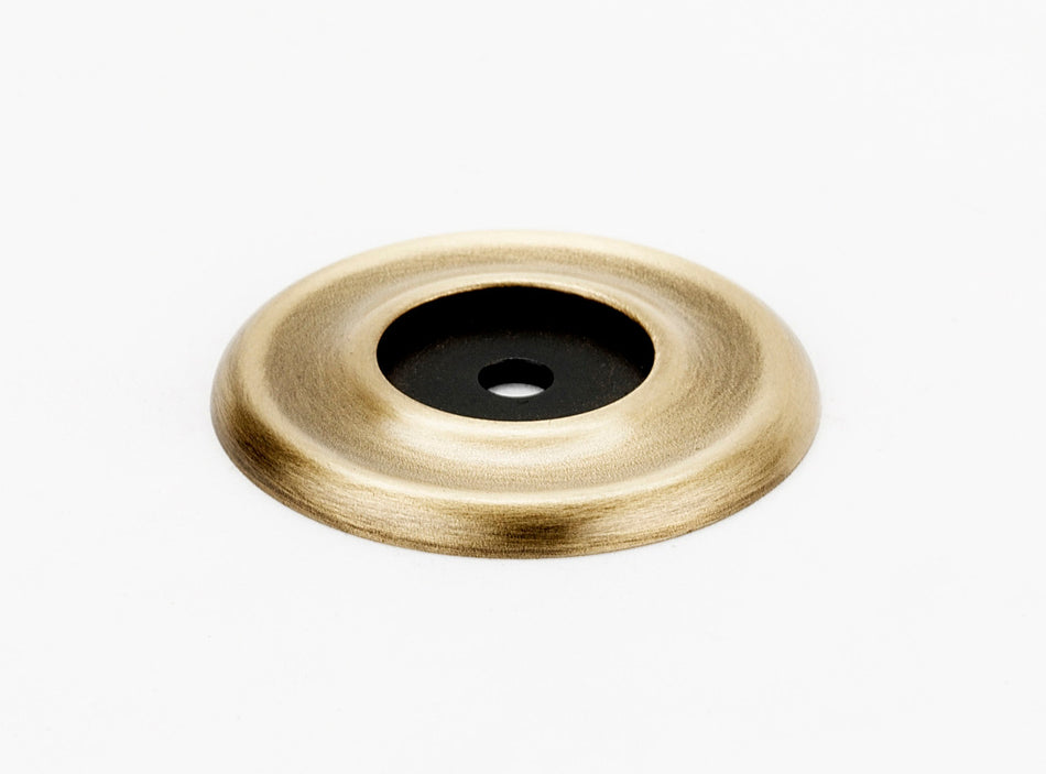 Alno A615-14-AE: 1-1/4" Traditional Round Backplate - Antique English