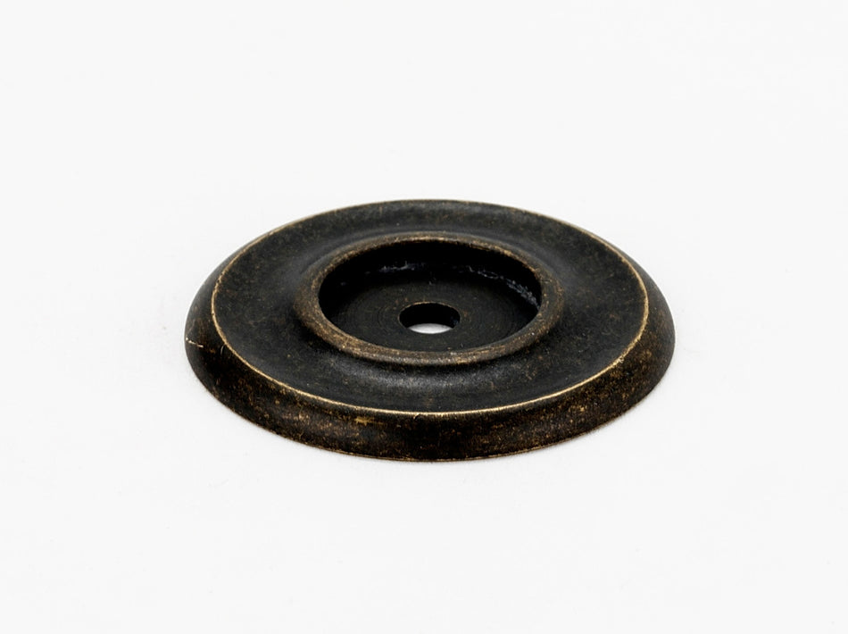 Alno A615-14-BARC: 1-1/4" Traditional Round Backplate - Barcelona