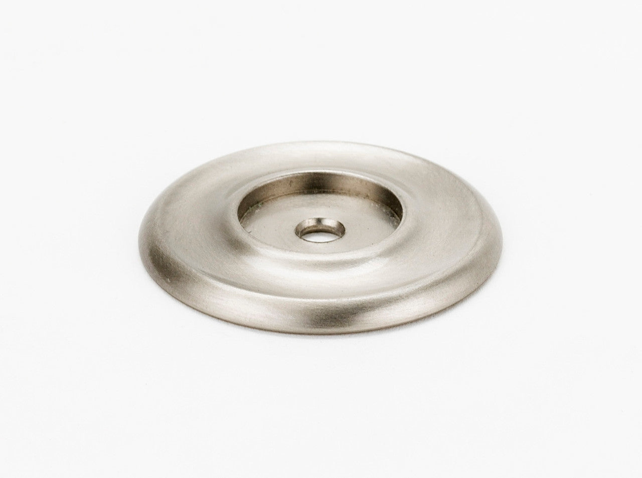 Alno A615-14-SN: 1-1/4" Traditional Round Backplate - Satin Nickel