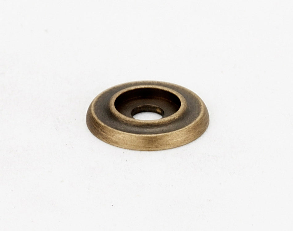 Alno A615-34-AEM: 3/4" Traditional Round Backplate - Antique English Matte