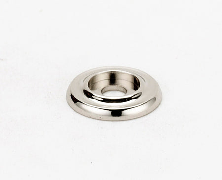 Alno A615-34-PN: 3/4" Traditional Round Backplate - Polished Nickel