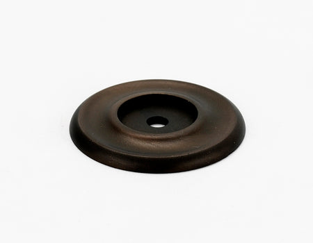 Alno A615-38-CHBRZ: 1-1/2" Traditional Round Backplate - Chocolate Bronze