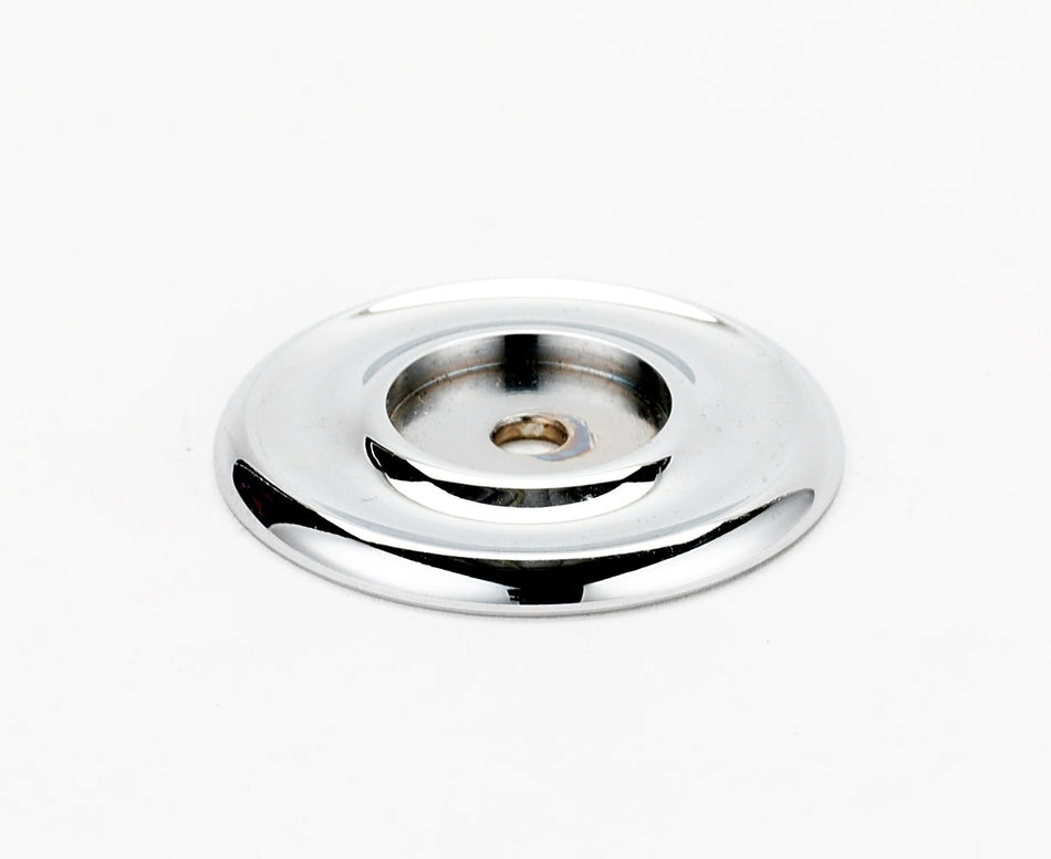 Alno A615-38-PC: 1-1/2" Traditional Round Backplate - Polished Chrome