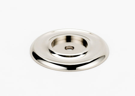 Alno A615-38-PN: 1-1/2" Traditional Round Backplate - Polished Nickel