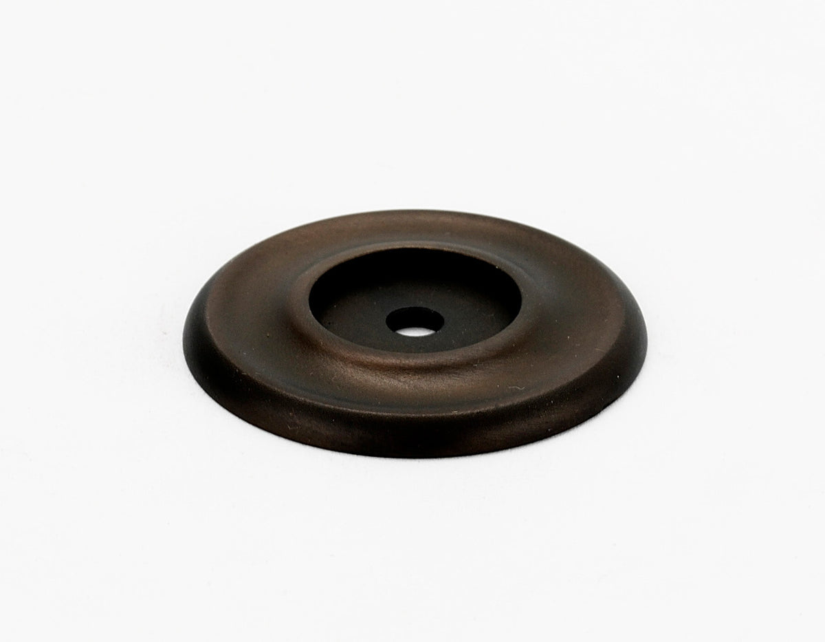 Alno A615-45-CHBRZ: 1-3/4" Traditional Round Backplate - Chocolate Bronze