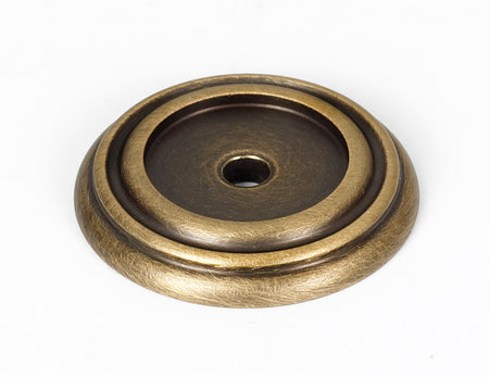 Alno A616-14-AEM: 1-1/4" Charlie's Collection Backplate - Antique English Matte