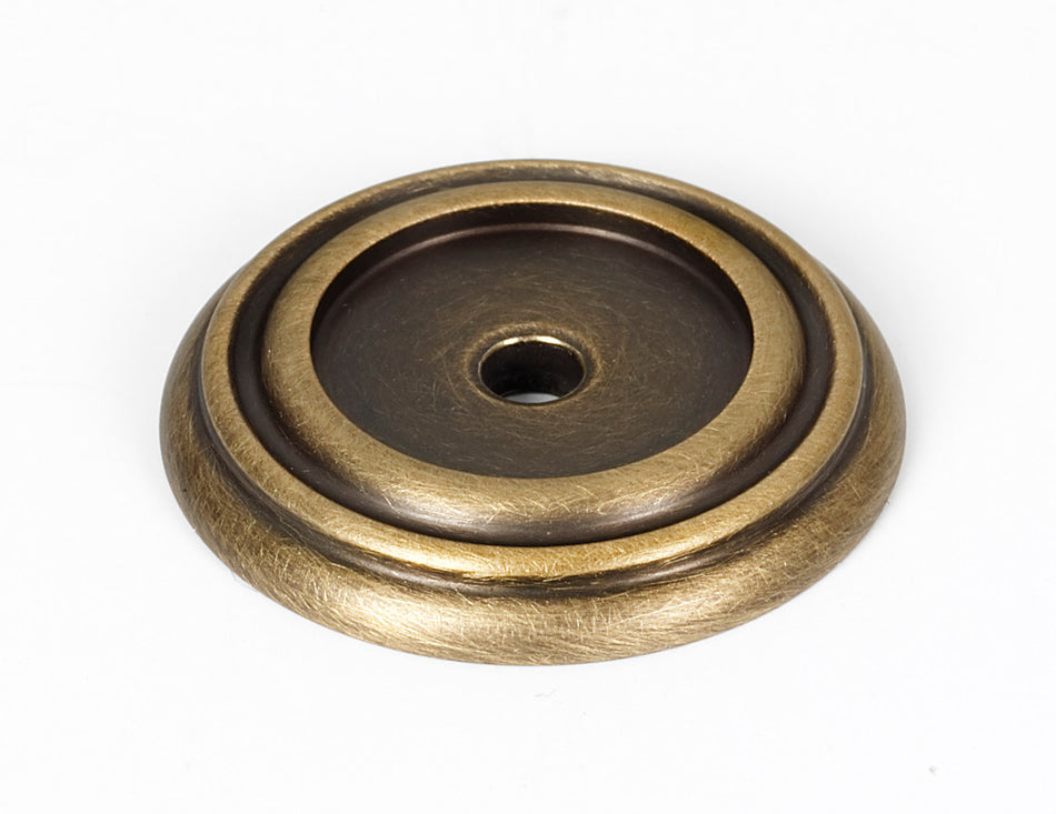 Alno A616-14-AEM: 1-1/4" Charlie's Collection Backplate - Antique English Matte