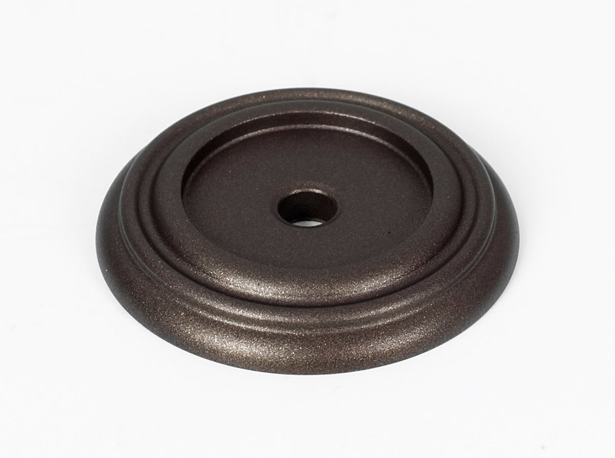 Alno A616-14-CHBRZ: 1-1/4" Charlie's Collection Backplate - Chocolate Bronze
