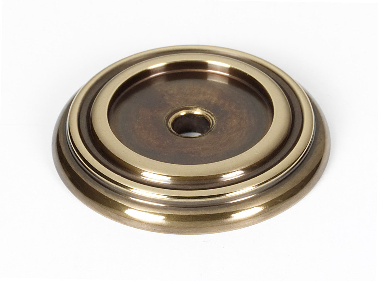 Alno A616-14-PA: 1-1/4" Charlie's Collection Backplate - Polished Antique