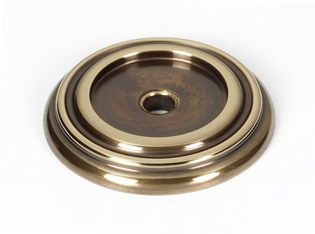Alno A616-14-PA: 1-1/4" Charlie's Collection Backplate - Polished Antique