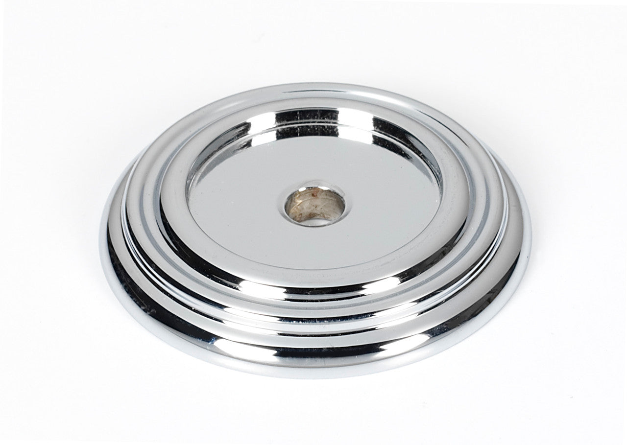Alno A616-14-PC: 1-1/4" Charlie's Collection Backplate - Polished Chrome