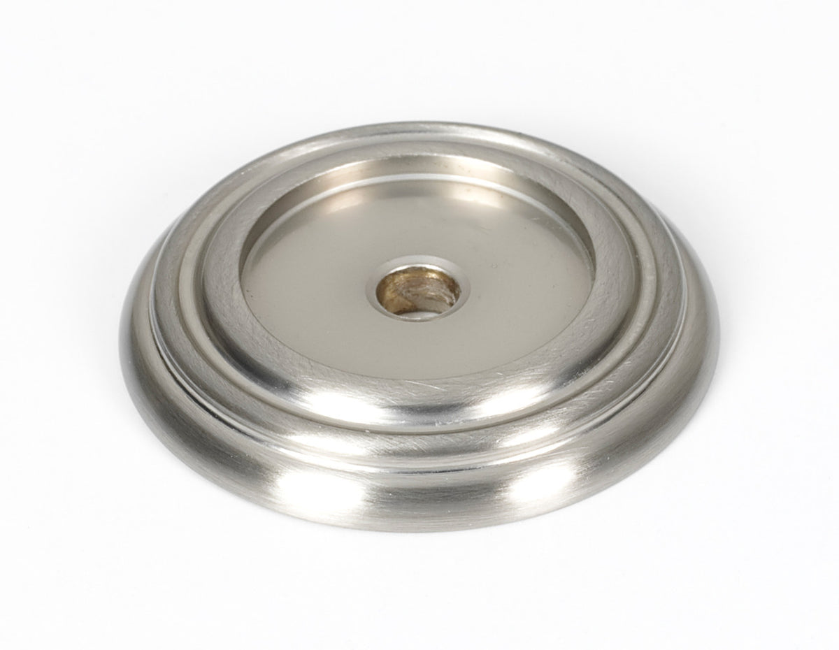 Alno A616-14-SN: 1-1/4" Charlie's Collection Backplate - Satin Nickel