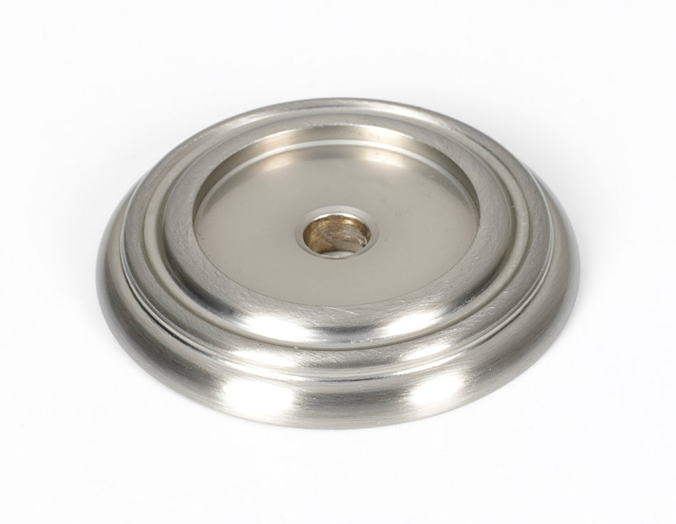 Alno A616-14-SN: 1-1/4" Charlie's Collection Backplate - Satin Nickel