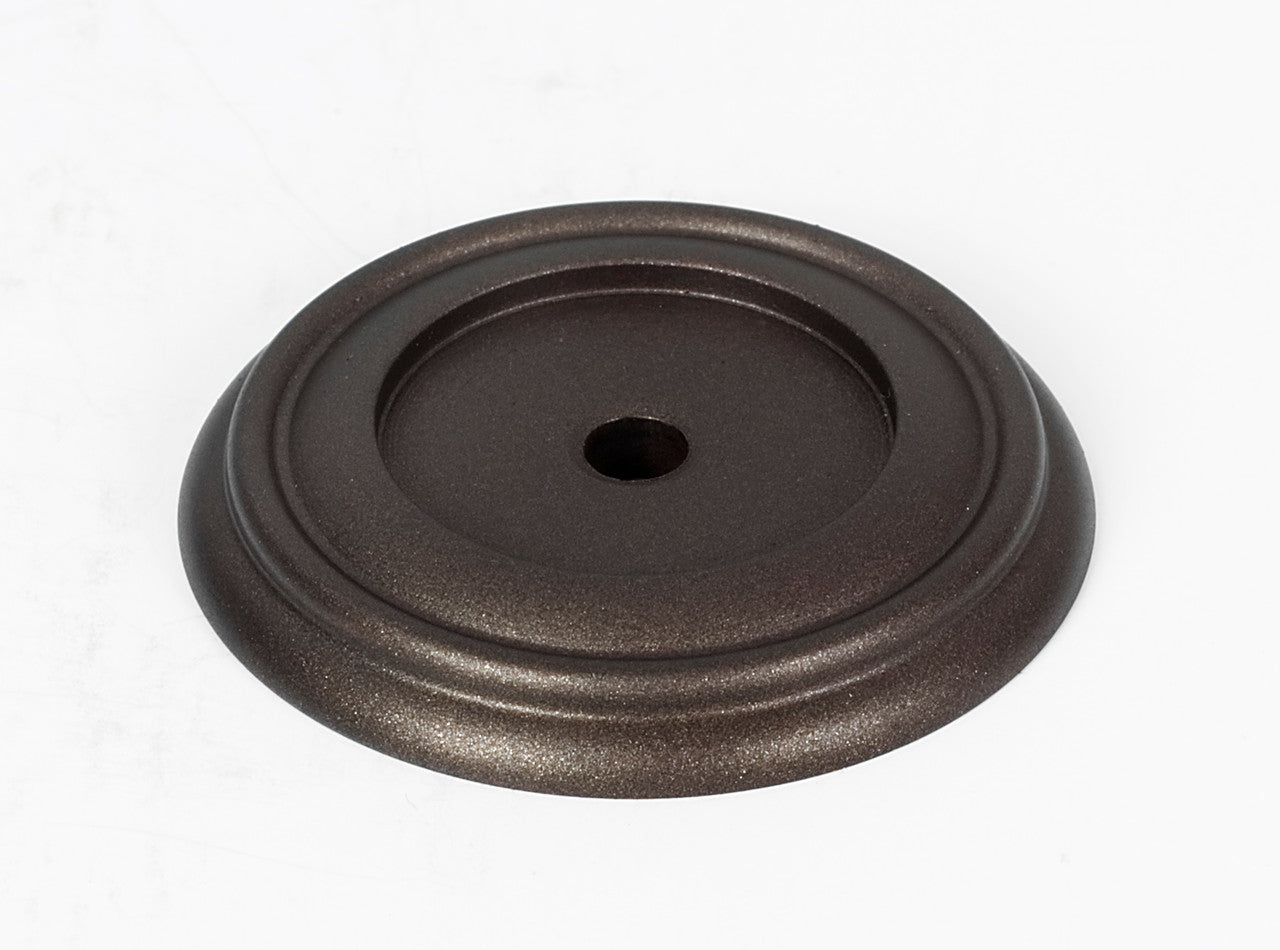 Alno A616-38-CHBRZ: 1-1/2" Charlie's Collection Backplate - Chocolate Bronze