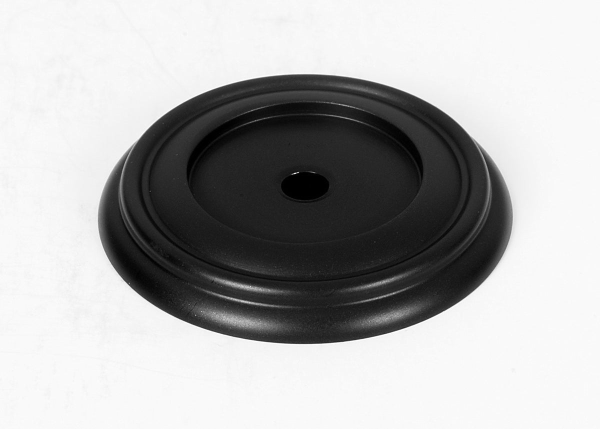 Alno A616-38-MB: 1-1/2" Charlie's Collection Backplate - Matte Black