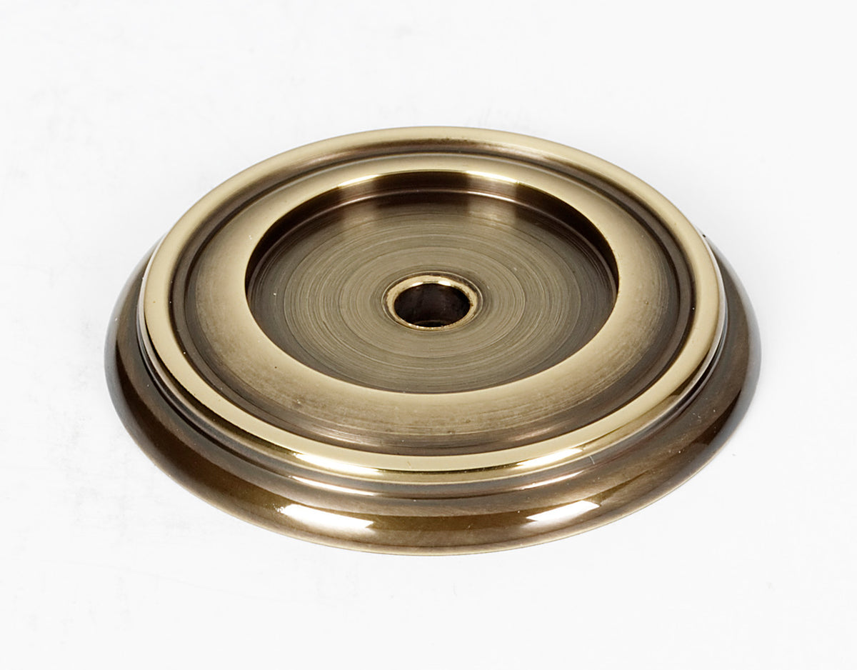 Alno A616-38-PA: 1-1/2" Charlie's Collection Backplate - Polished Antique