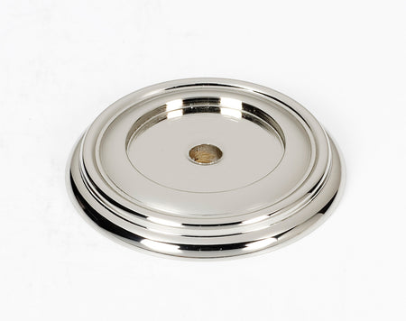 Alno A616-38-PN: 1-1/2" Charlie's Collection Backplate - Polished Nickel