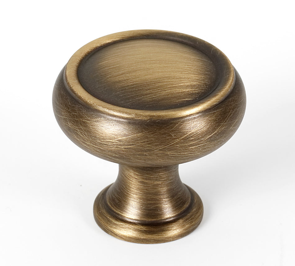 Alno A626-14-AEM: 1-1/4" Charlie's Collection Cab Knob - Antique English Matte