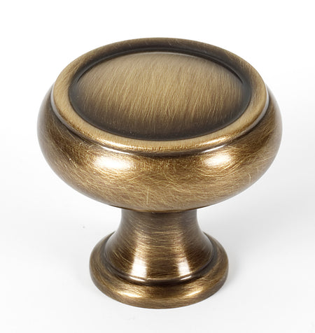Alno A626-14-AE: 1-1/4" Charlie's Collection Cabinet Knob - Antique English