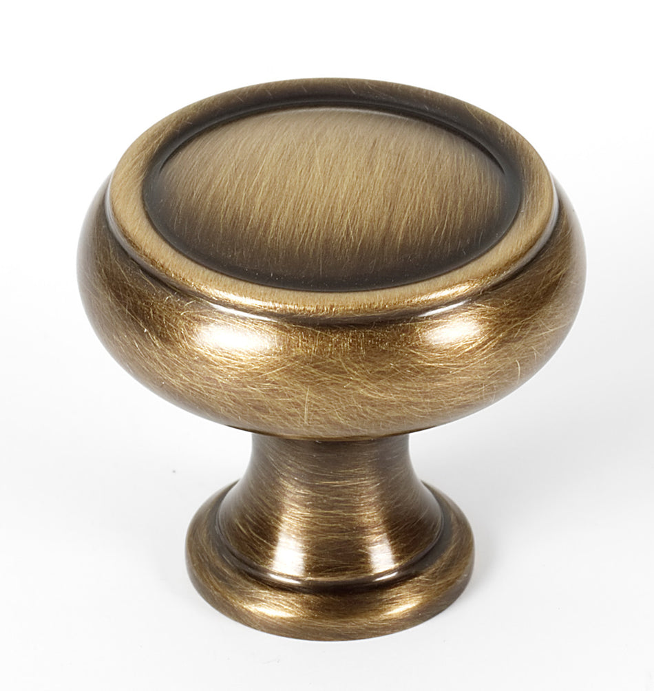 Alno A626-14-AE: 1-1/4" Charlie's Collection Cabinet Knob - Antique English