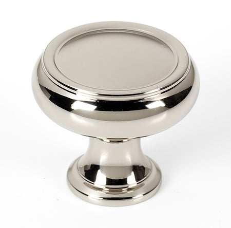 Alno A626-14-PN: 1-1/4" Charlie's Collection Cabinet Knob - Polished Nickel