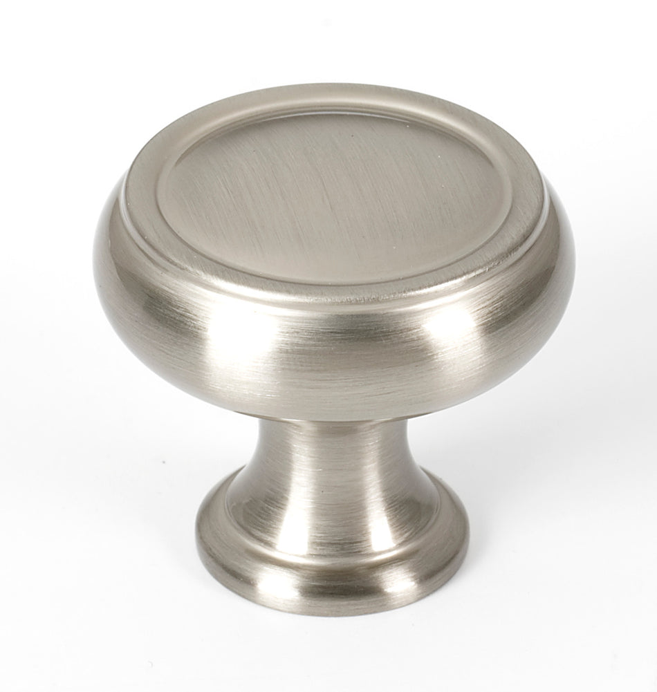 Alno A626-14-SN: 1-1/4" Charlie's Collection Cabinet Knob - Satin Nickel