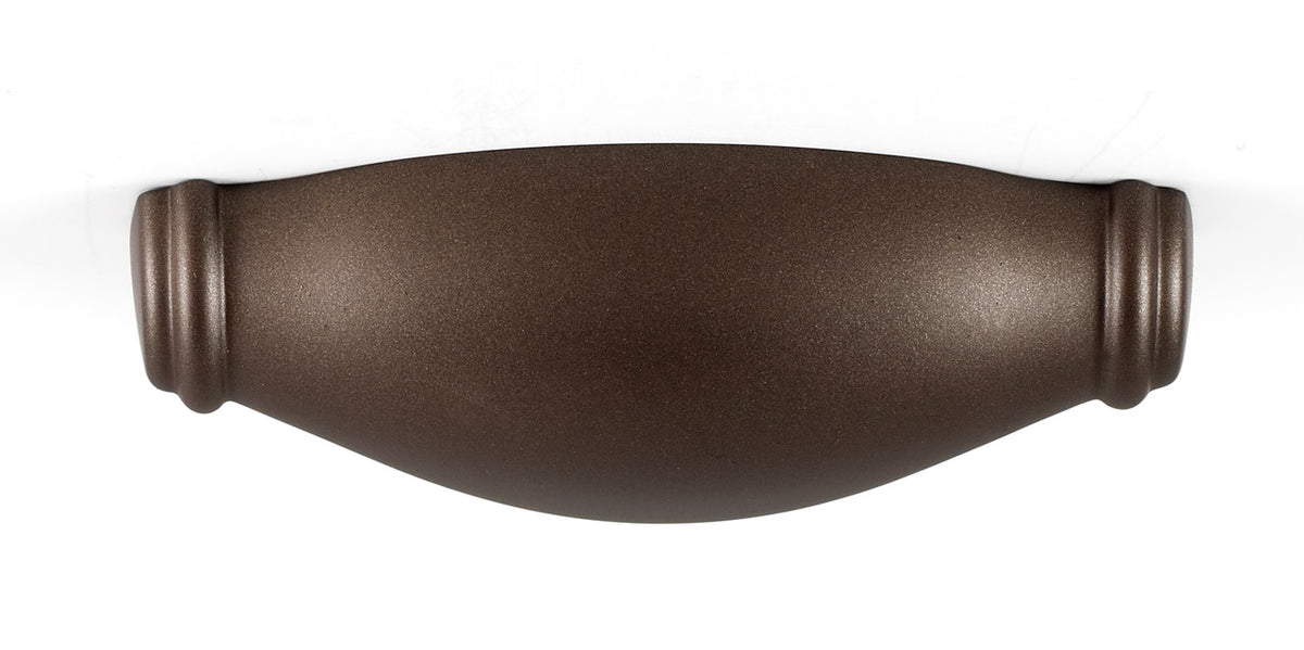 Alno A626-3-CHBRZ: 3" cc Charlie's Collection Cup Cabinet Pull - Chocolate Bronze