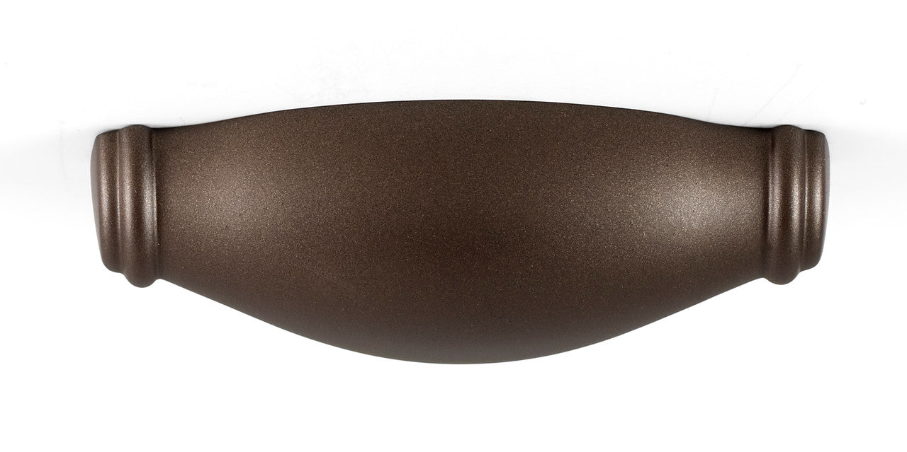 Alno A626-3-CHBRZ: 3" cc Charlie's Collection Cup Cabinet Pull - Chocolate Bronze
