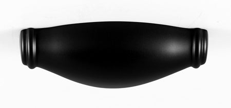 Alno A626-3-MB: 3" cc Charlie's Collection Cup Cabinet Pull - Matte Black