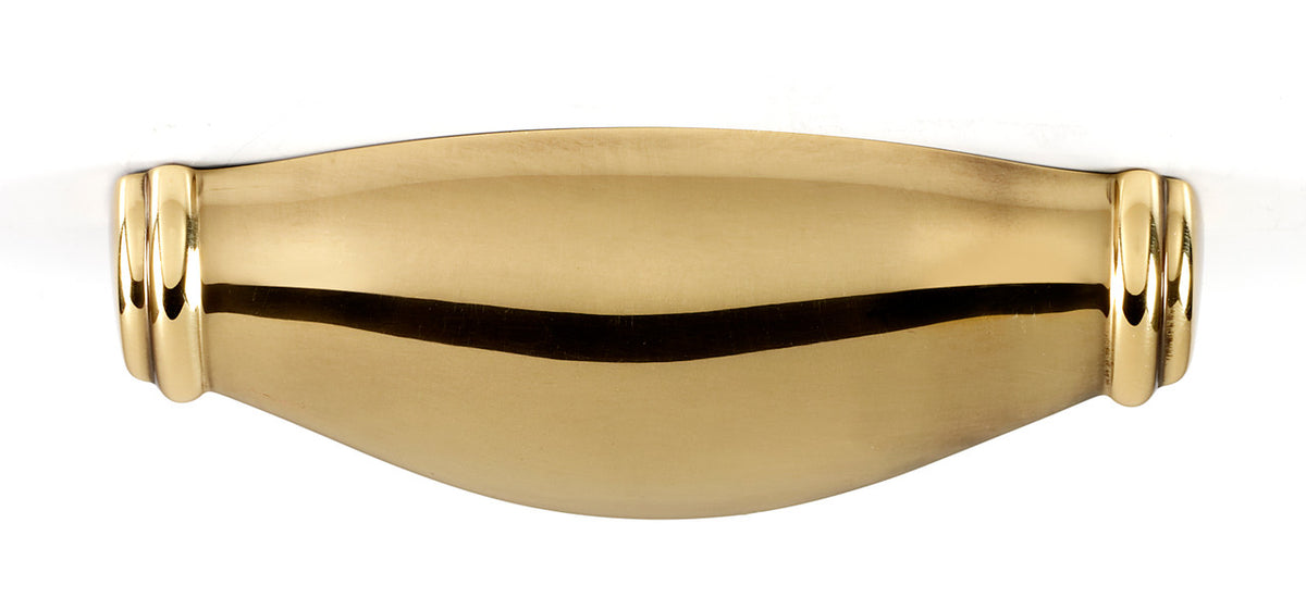Alno A626-3-PA: 3" cc Charlie's Collection Cup Cabinet Pull - Polished Antique