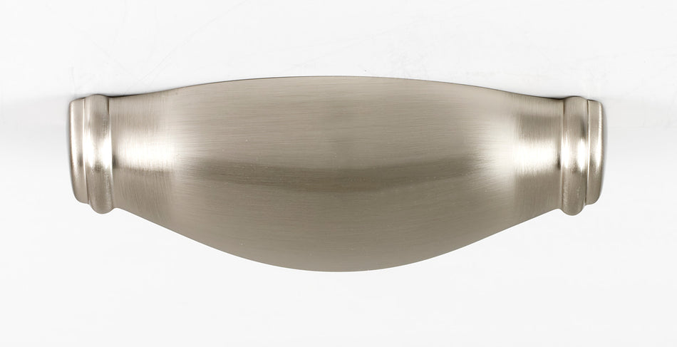 Alno A626-3-SN: 3" cc Charlie's Collection Cup Cabinet Pull - Satin Nickel