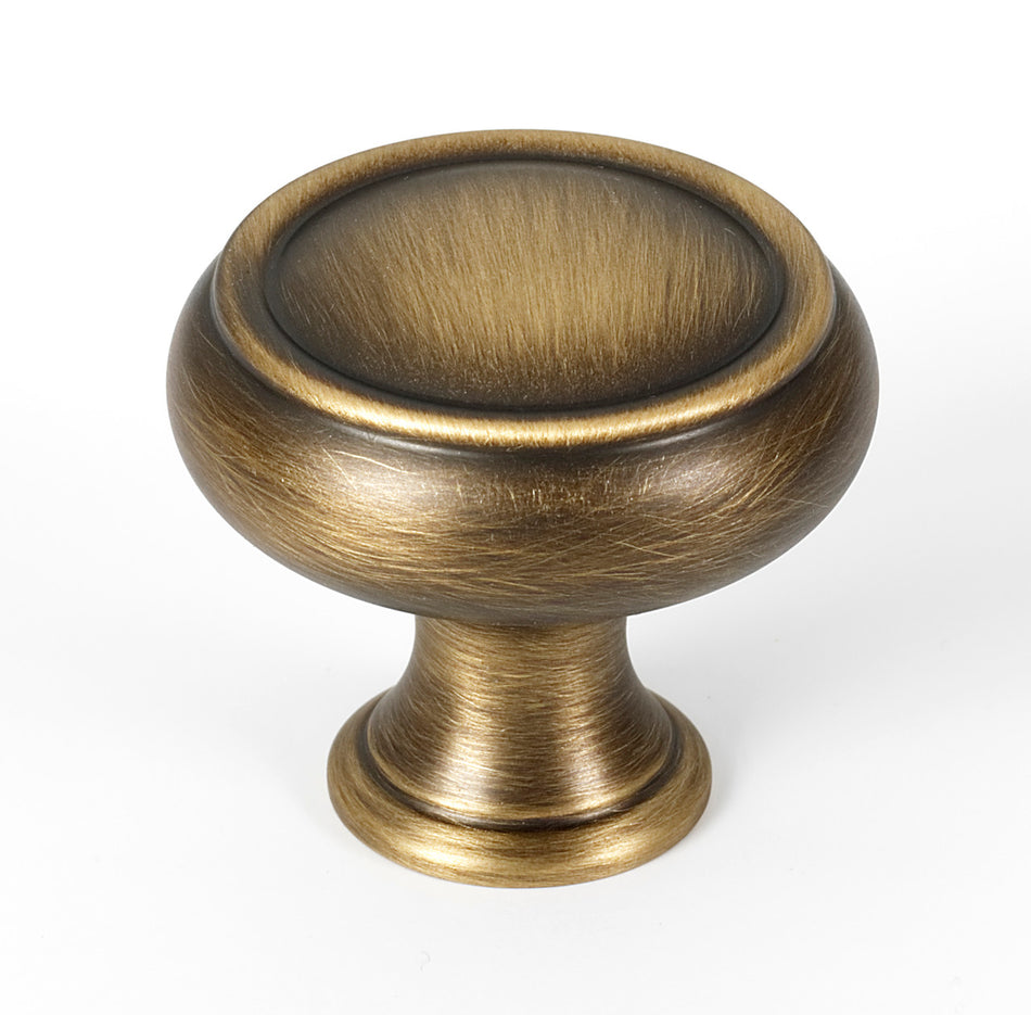 Alno A626-38-AEM: 1-1/2" Charlie's Collection Cabinet Knob - Antique English Matte