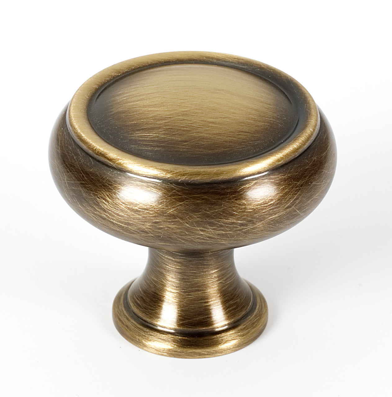 Alno A626-38-AE: 1-1/2" Charlie's Collection Cabinet Knob - Antique English