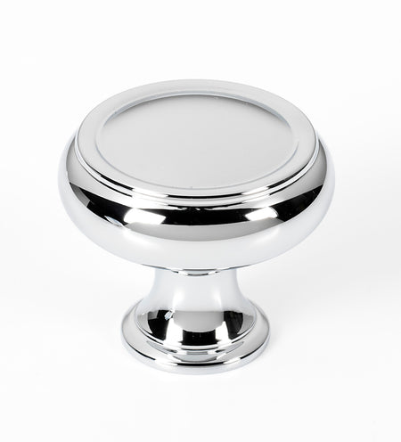 Alno A626-38-PC: 1-1/2" Charlie's Collection Cabinet Knob - Polished Chrome
