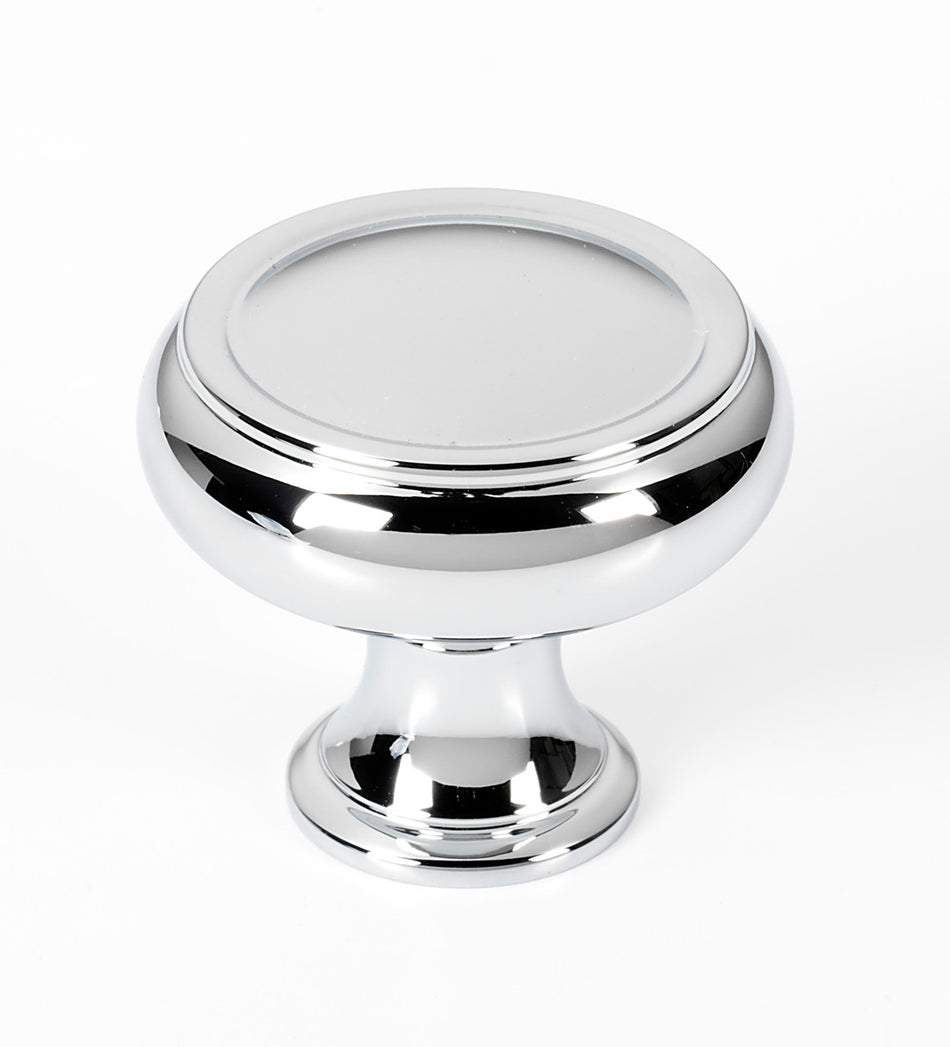 Alno A626-38-PC: 1-1/2" Charlie's Collection Cabinet Knob - Polished Chrome