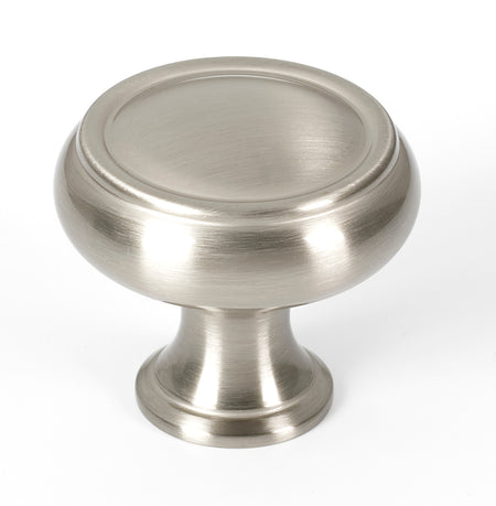 Alno A626-38-SN: 1-1/2" Charlie's Collection Cabinet Knob - Satin Nickel