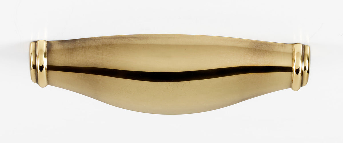 Alno A626-4-PA: 4" cc Charlie's Collection Cup Cabinet Pull - Polished Antique