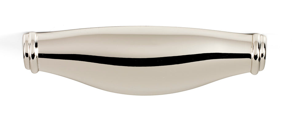Alno A626-4-PN: 4" cc Charlie's Collection Cup Cabinet Pull - Polished Nickel