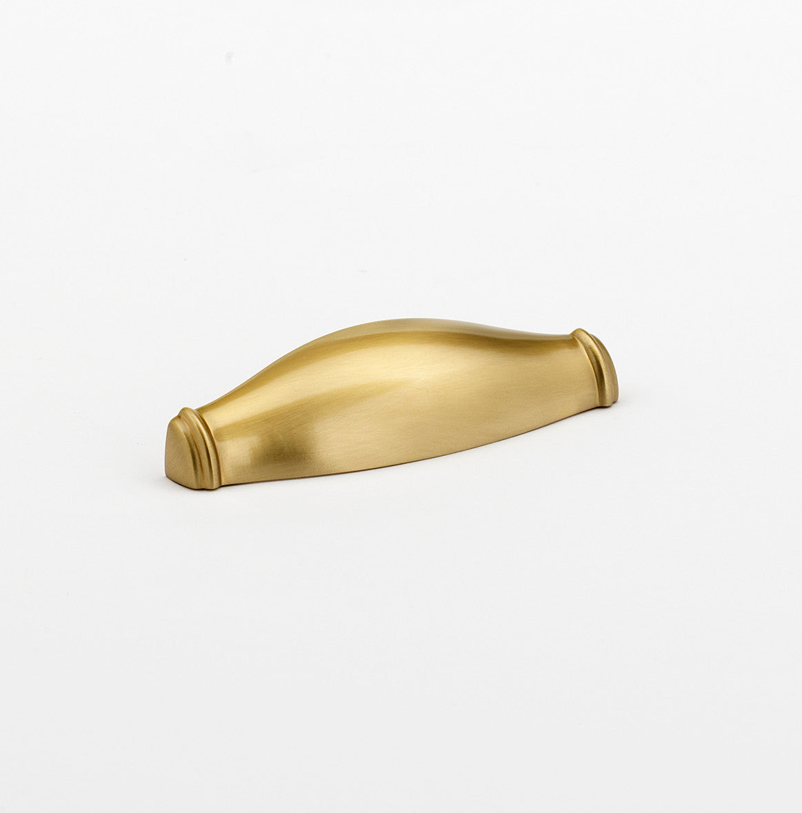 Alno A626-4-SB: 4" cc Charlie's Collection Cup Cabinet Pull - Satin Brass