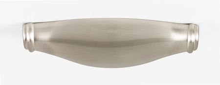 Alno A626-4-SN: 4" cc Charlie's Collection Cup Cabinet Pull - Satin Nickel