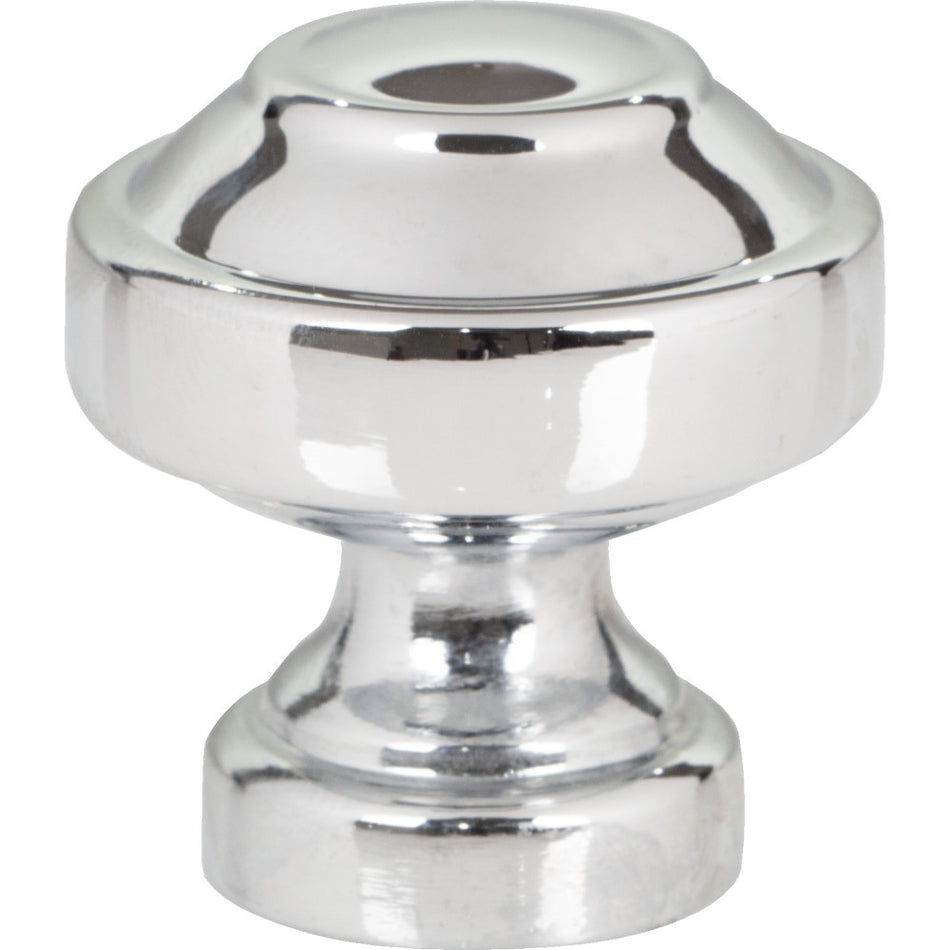 Atlas A640-CH: 1-1/8" Malin Cabinet Knob - Polished Chrome