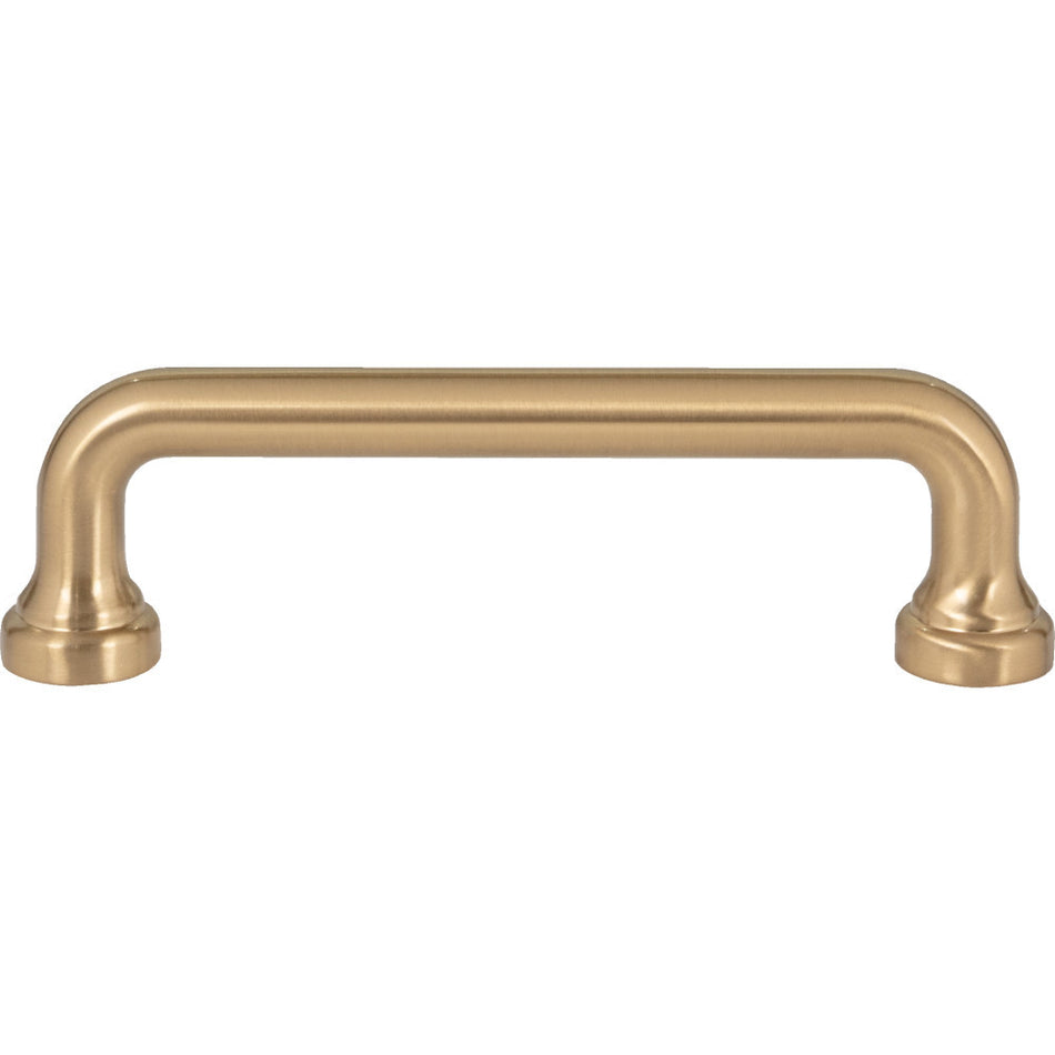 Atlas A641-WB: 3-3/4" cc Malin Cabinet Pull - Warm Brass