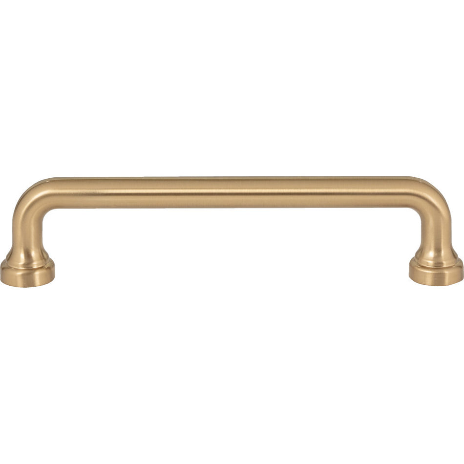 Atlas A642-WB: 5-1/16" cc Malin Cabinet Pull - Warm Brass