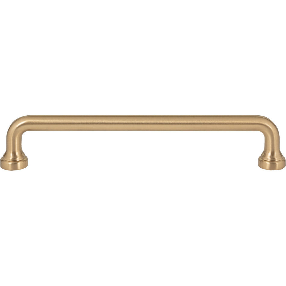 Atlas A643-WB: 6-5/16" cc Malin Cabinet Pull - Warm Brass