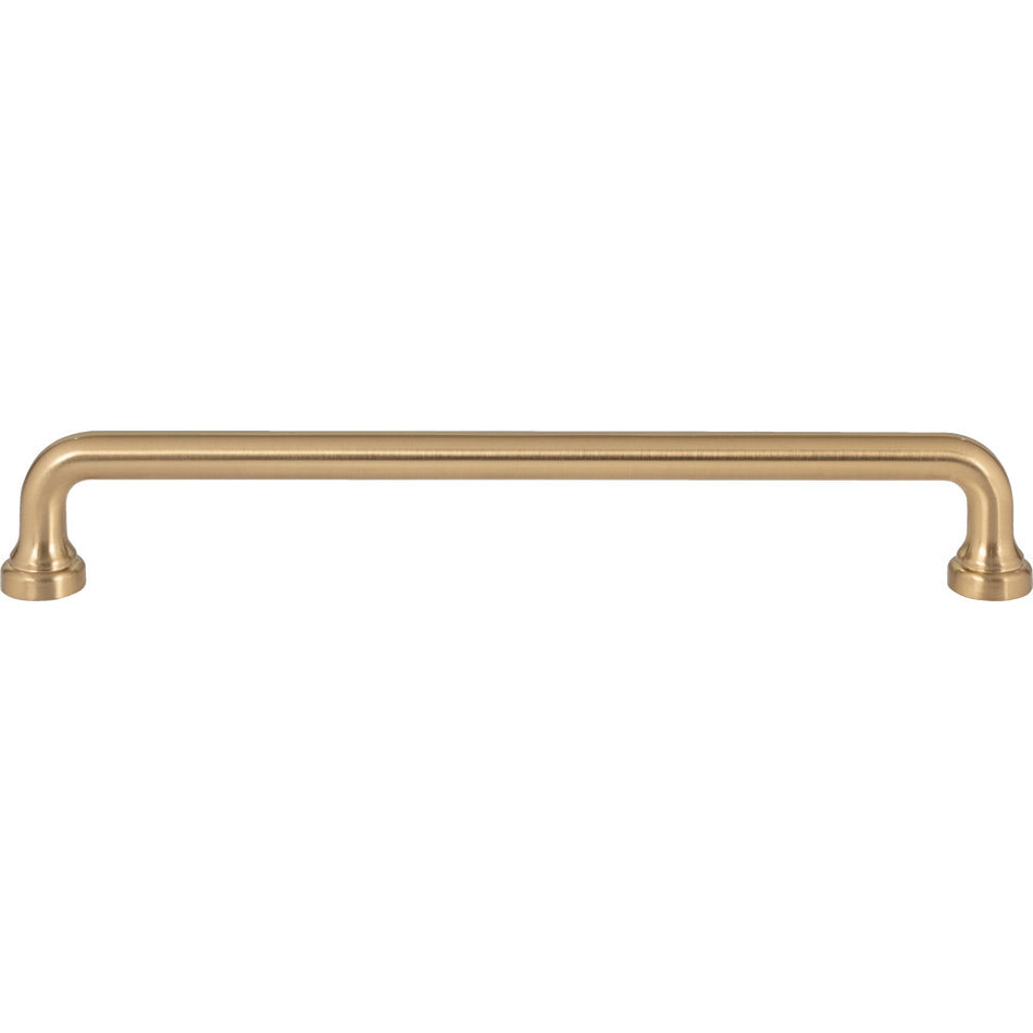 Atlas A644-WB: 7-9/16" cc Malin Cabinet Pull - Warm Brass