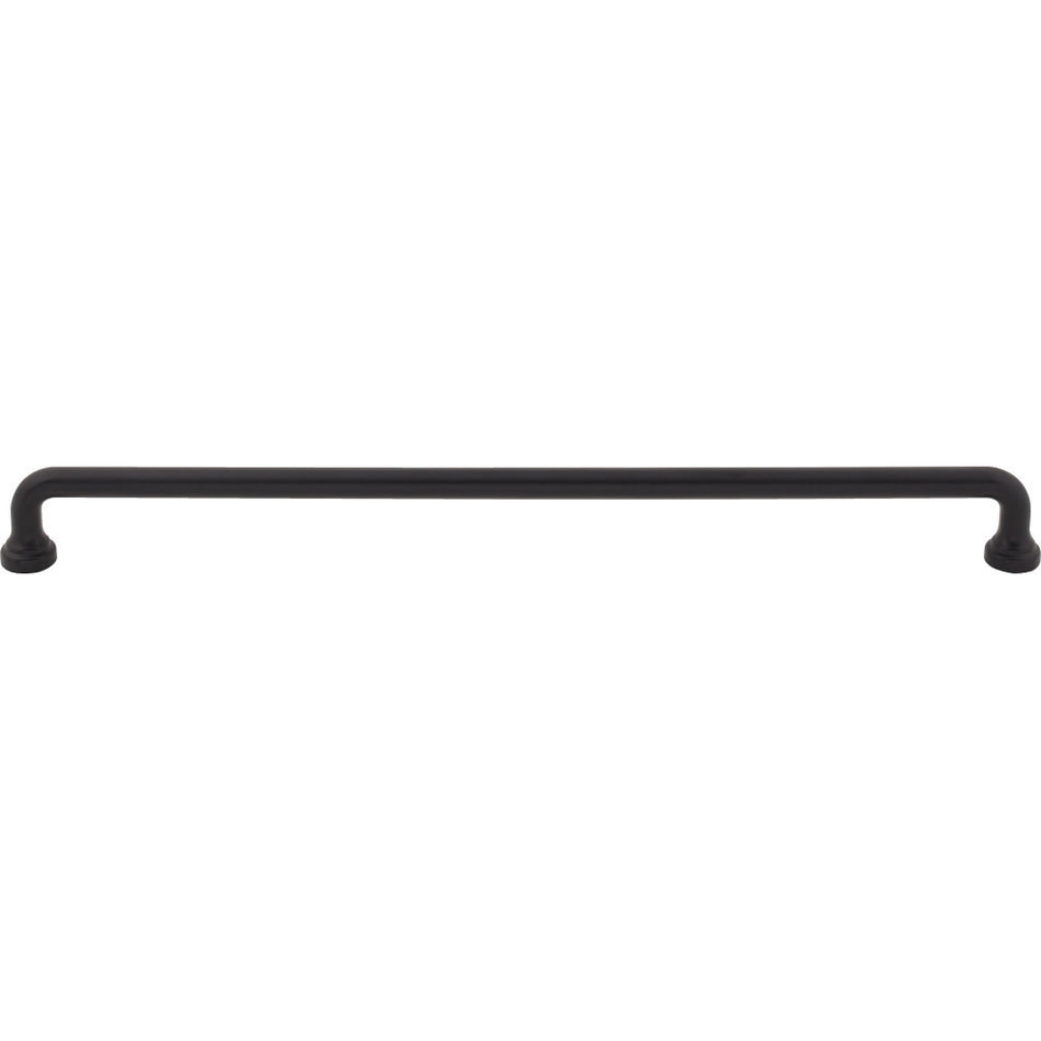 Atlas A645-BL: 12" cc Malin Cabinet Pull - Matte Black