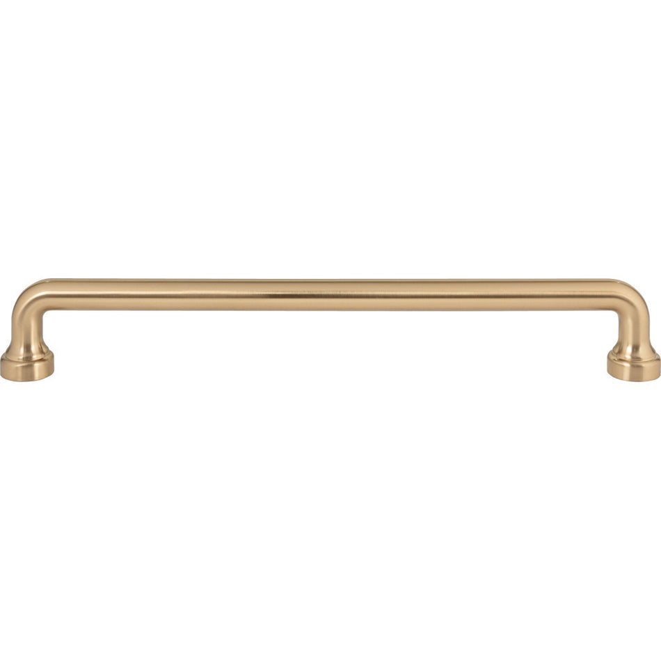 Atlas A647-WB: 18" cc Malin Cabinet Pull - Warm Brass