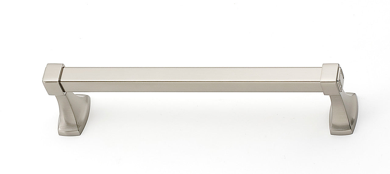 Alno A6520-12-SN: 12" cc Cube Towel Bar - Satin Nickel