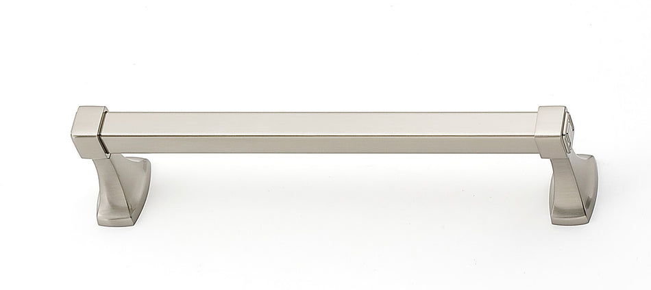 Alno A6520-12-SN: 12" cc Cube Towel Bar - Satin Nickel